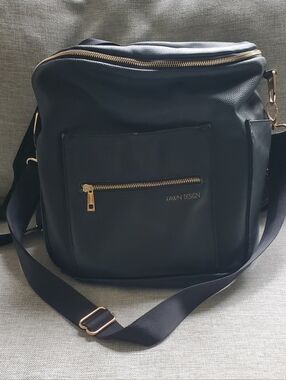 Fawn Design leather diaper bag
